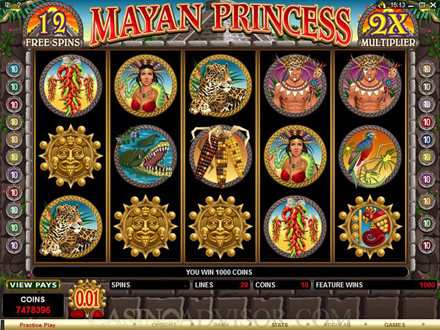 Mayan Princess flash player